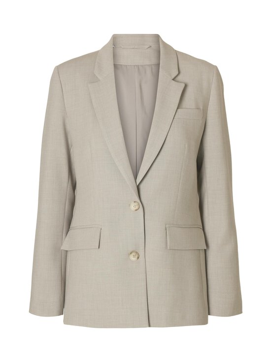 Selected - SlfRita Classic žakete - ISLAND FOSSIL DETAIL:MELANGE | Stockmann - photo 1