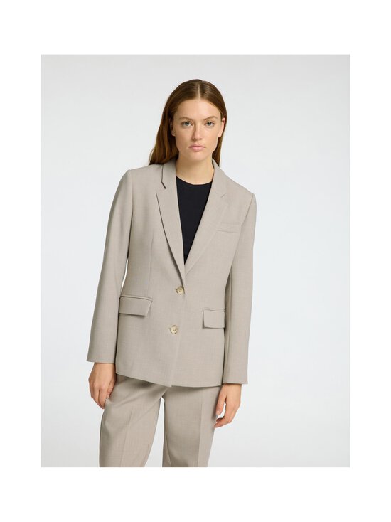 Selected - SlfRita Classic žakete - ISLAND FOSSIL DETAIL:MELANGE | Stockmann - photo 2