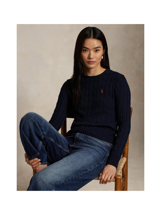 Polo Ralph Lauren - Julianna-palmikkoneule - 008 HUNTER NAVY | Stockmann - photo 5
