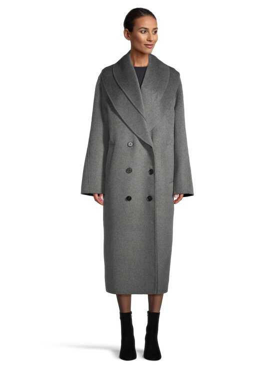 Róhe - Signature double-faced scarf -villakangastakki - 030_301 MID GREY MELANGE - photo 2 Róhe - Signature double-faced scarf -villakangastakki - 030_301 MID GREY MELANGE | Stockmann - photo 2