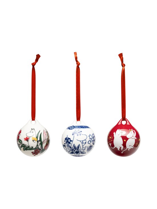 Moomin Arabia - Muumi Mooments Of  Magic- vuosipallot lahjapakkauksessa 3 kpl - MULTICOLOUR | Stockmann - photo 1