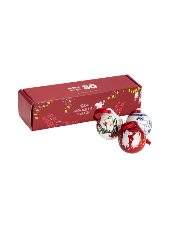 Moomin Arabia - Muumi Mooments Of  Magic- vuosipallot lahjapakkauksessa 3 kpl - MULTICOLOUR | Stockmann - photo 3