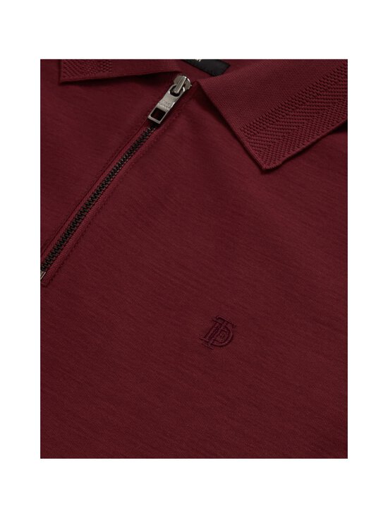 Ted Baker London - Zorin Herringbone Panel Zip polo krekls - MAROON | Stockmann - photo 5