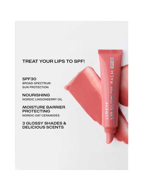 Lumene - Lip Glow Oil Balm SPF30 lūpu eļļa - 1 FUDGE | Stockmann - photo 4