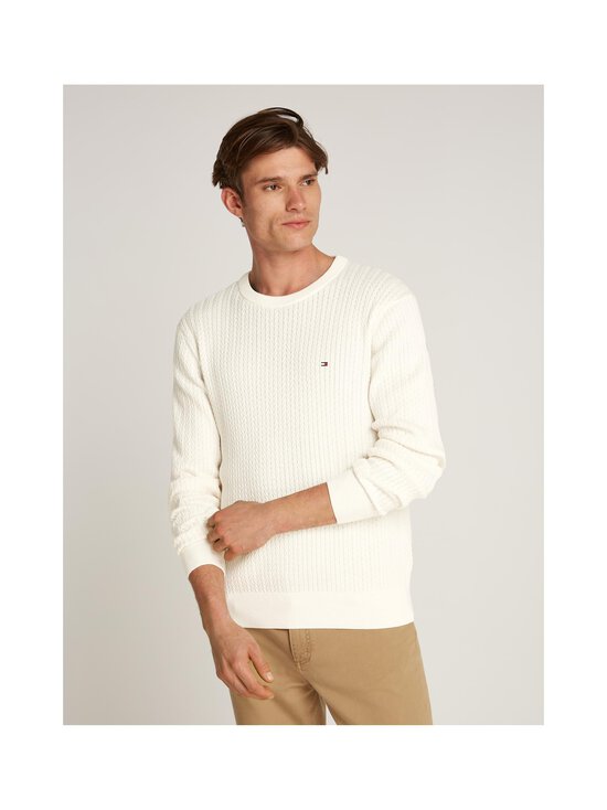 Tommy Hilfiger - Herringbone Structure -puuvillaneule - Z00 IVORY PETAL - photo 3 Tommy Hilfiger - Herringbone Structure -puuvillaneule - Z00 IVORY PETAL | Stockmann - photo 3