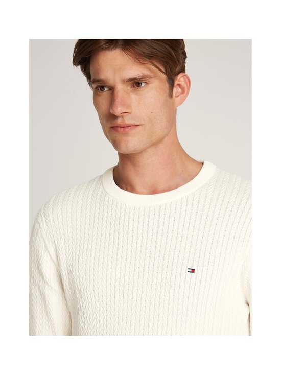 Tommy Hilfiger - Herringbone Structure -puuvillaneule - Z00 IVORY PETAL - photo 6 Tommy Hilfiger - Herringbone Structure -puuvillaneule - Z00 IVORY PETAL | Stockmann - photo 6