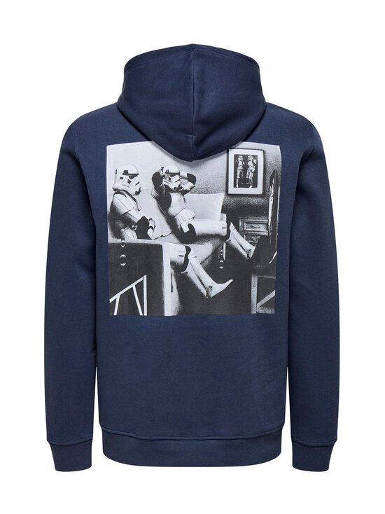 Only & Sons - OnsStormTrooper Regular -huppari - BLUE NIGHTS PRINT:ON THE COUCH | Stockmann - photo 2