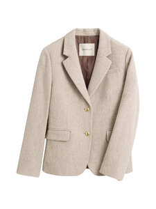 GANT - Slim Herringbone -bleiseri - 233 SOFT OAT | Stockmann