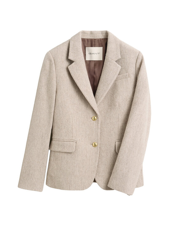 GANT - Slim Herringbone -bleiseri - 233 SOFT OAT | Stockmann - photo 1