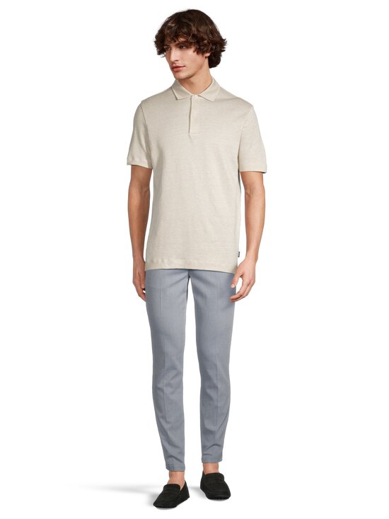 BOSS - Press Jersey -pikeepaita - 286 OPEN BEIGE | Stockmann - photo 2