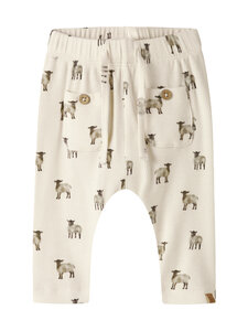 Lil' Atelier - NbmGavo Loose -housut - TURTLEDOVE AOP:SHEEP | Stockmann