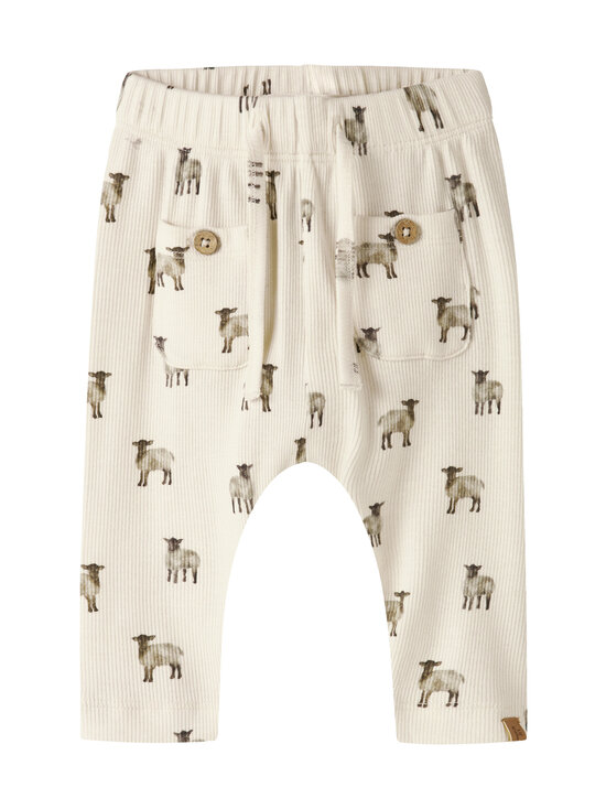 Lil' Atelier - NbmGavo Loose -housut - TURTLEDOVE AOP:SHEEP | Stockmann - photo 1