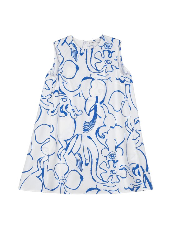 Marimekko - Palatsi Baluns organiskā poplīna kleita - 150 WHITE, BLUE - photo 1 Marimekko - Palatsi Baluns organiskā poplīna kleita - 150 WHITE, BLUE | Stockmann - photo 1