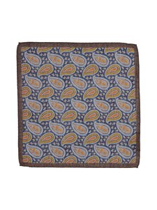 Stockholm Kravatt - Paisley- villa-silkkitaskuliina - 1 BROWN/BLUE | Stockmann