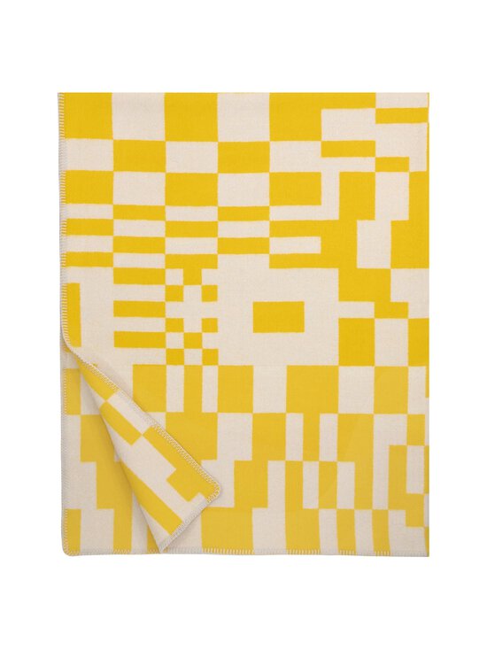 Lapuan Kankurit - Koodi vilnas pleds 130 x 180 cm - 7 YELLOW-LIGHT BEIGE | Stockmann - photo 1