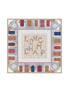 Longchamp - Siidsall Soie 90 x 90 cm - 274 PEBBLE | Stockmann