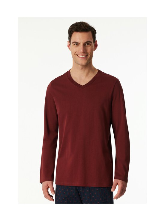 Schiesser - Kokvilnas pidžamas krekls - 516 WINE RED | Stockmann - photo 4