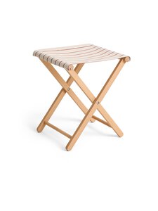 HAY - Kokkupandav taburet Outdoor Market Red Stripe - BEIGE WITH RED STRIPE | Stockmann