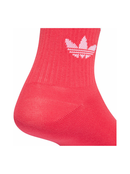 adidas Originals - 3 Stripes Crew -sukat 3-pack - KT1693 TRUPNK/ACTPNK/WHITE | Stockmann - photo 4