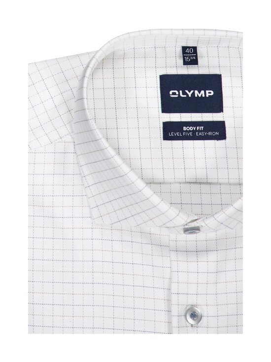 Olymp - Body Fit Windowpane -kauluspaita - 00 WEISS | Stockmann - photo 2