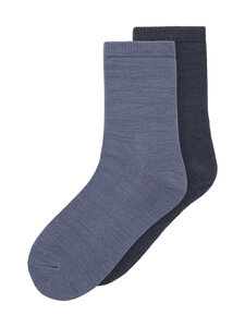 Name It - NkmWak zeķes 2-pāri - FOLKSTONE GRAY PACK:2P FLOKESTONE GRAY+OMBRE BLUE | Stockmann