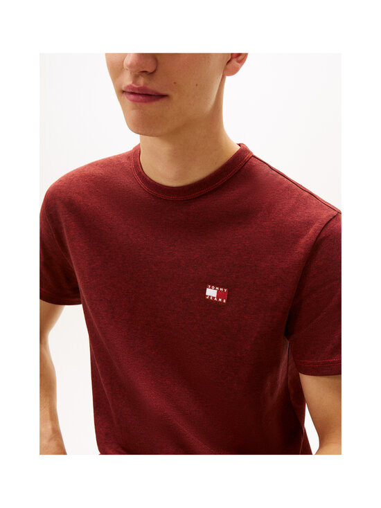 Tommy Jeans - Regular Badge T-krekls - XL0 TERRACOTTA RED HTR | Stockmann - photo 5