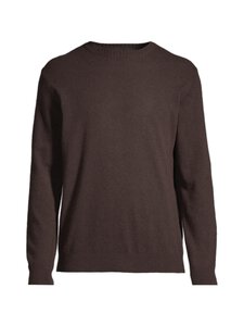 Oscar Jacobson - Roundneck-neulepaita - 519 BROWN FLANNEL | Stockmann