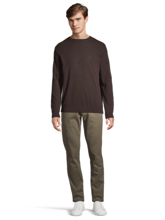 Oscar Jacobson - Roundneck-neulepaita - 519 BROWN FLANNEL | Stockmann - photo 2