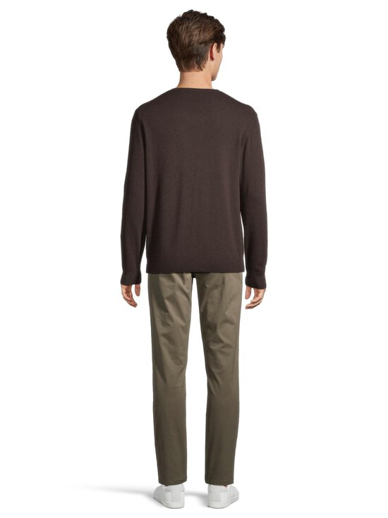 Oscar Jacobson - Roundneck-neulepaita - 519 BROWN FLANNEL | Stockmann - photo 3