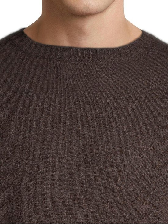 Oscar Jacobson - Roundneck-neulepaita - 519 BROWN FLANNEL | Stockmann - photo 4