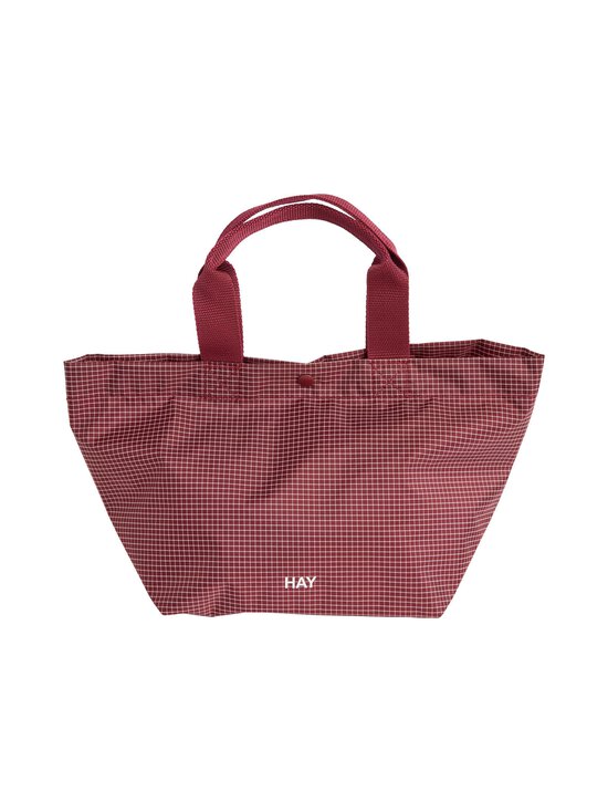 HAY - Käekott Grid Everyday Bag Mini - BURGUNDY | Stockmann - photo 1