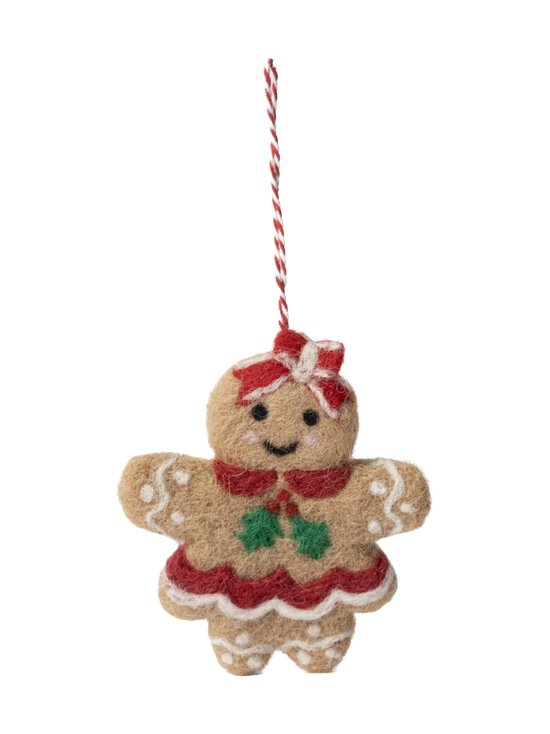 Pentik - Kerttu Gingerbread filca rotājums 9 cm - BROWN | Stockmann - photo 1