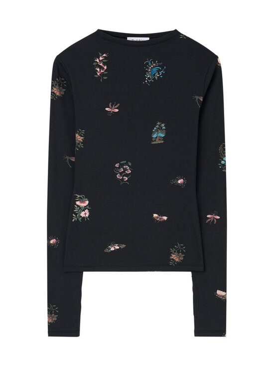 Rodebjer - Karlai Duchess -trikoopaita - 9982 BLACK MULTI | Stockmann - photo 1