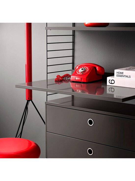 String Furniture - String System -pöytätaso tummanharmaa 78 x 58 cm - GREY | Stockmann - photo 2