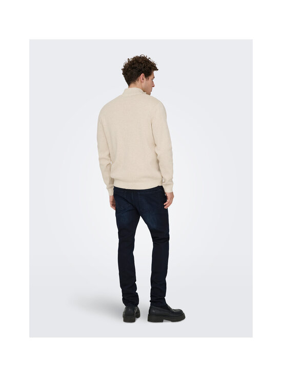 Only & Sons - OnsTing Life Half Zip -neule - GARDENIA | Stockmann - photo 3