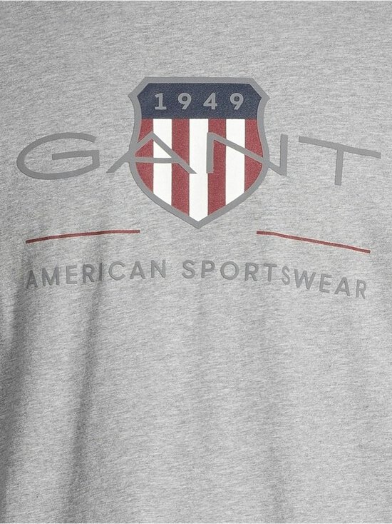 GANT - Archive Shield t‑krekls - 93 GREY MELANGE | Stockmann - photo 4