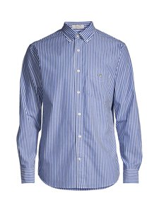 GANT - Poplin Stripe Regular Fit -kauluspaita - 436 COLLEGE BLUE GANT - Poplin Stripe Regular Fit -kauluspaita - 436 COLLEGE BLUE | Stockmann
