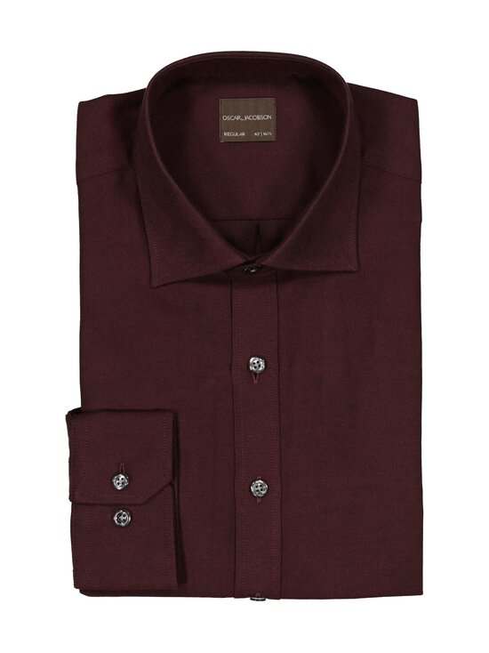 Oscar Jacobson - Brushed Flannel krekls ar apkakli - 603 RED MOON - photo 1 Oscar Jacobson - Brushed Flannel krekls ar apkakli - 603 RED MOON | Stockmann - photo 1