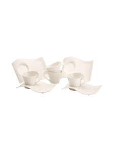 Villeroy & Boch - NewWave Caffe Cappuccino Set trauku komplekts 8 gab. - WHITE | Stockmann