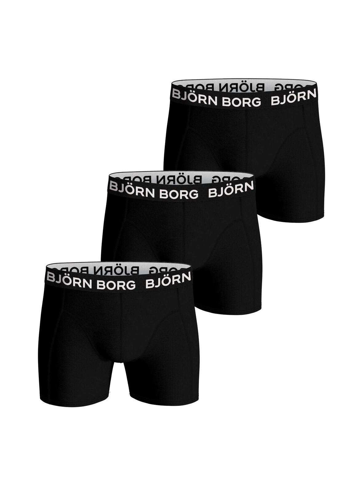 Bamboo Cotton Blend Boxer -alushousut, 3-pack