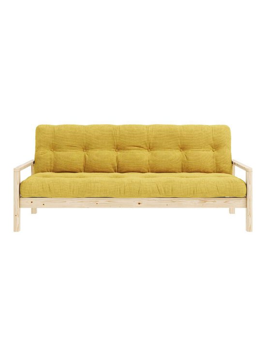 Karup Design - Knob-futonsohva Corduroy-kangas honey/mänty L 205 cm - YELLOW | Stockmann - photo 2