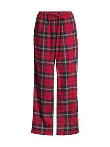 A+more - Nedda Flannel -pyjamahousut - RED/BLUE CHECK | Stockmann