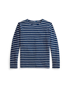 Polo Ralph Lauren - Triibuline trikotaažsärk - DARK INDIGO/GREIGE | Stockmann
