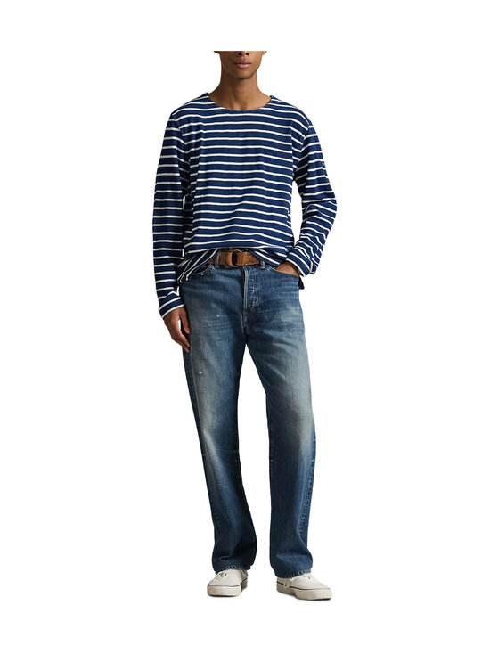 Polo Ralph Lauren - Triibuline trikotaažsärk - DARK INDIGO/GREIGE | Stockmann - photo 4