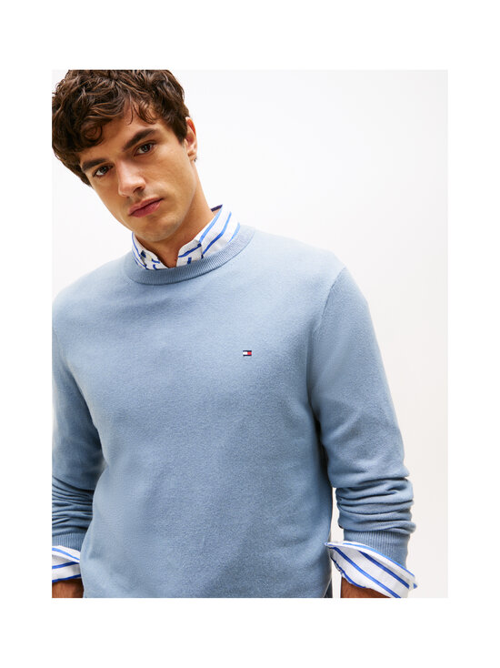 Tommy Hilfiger - Pima Organic Cotton Cashmere -neule - C2B BRISK BLUE | Stockmann - photo 5
