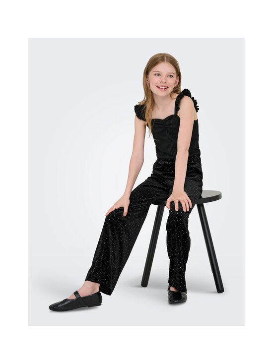 KIDS ONLY - Laia säärega püksid KogVella Velvet - BLACK DETAIL:STUDS | Stockmann - photo 7