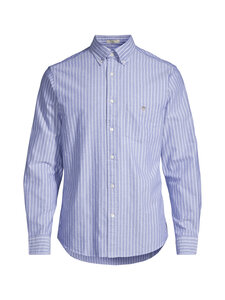 GANT - Triiksärk Regular Classic Oxford Stripe - 436 COLLEGE BLUE | Stockmann