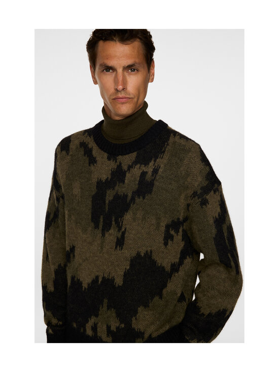 J.Lindeberg - Kudum Nate Graphic Jacquard Knit - M354 FOREST GREEN | Stockmann - photo 5