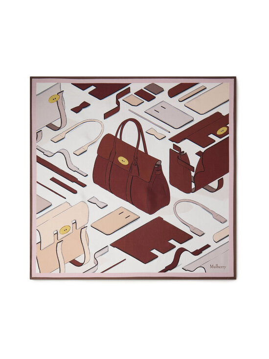 Mulberry - Bayswater Workshop Square 70 -huivi - J002 BLOSSOM PINK | Stockmann - photo 1