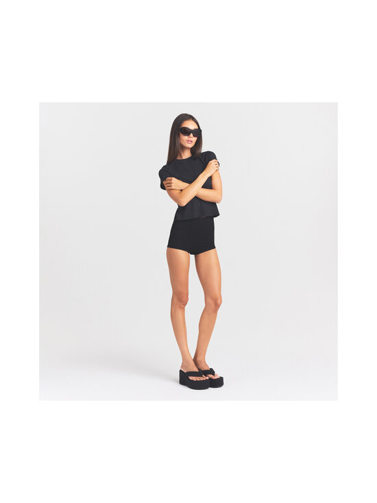 SKIMS - Lühikesed püksid Essential High Waist Hot Shorts - OBSIDIAN | Stockmann - photo 3